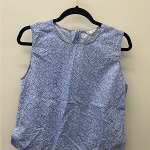 Blue Sleeveless Top